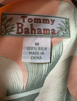 Tommy Bahama 100% Silk Womens Tropical Hawaiian Preloved Vintage Medium*