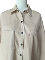 Levi's The Western Shirt Snap Buttons Womens Shacket Size Large