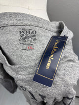 Polo Ralph Lauren Grey Cotton Athletic Division Mens Tee XXL New
