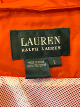 Lauren Ralph Lauren Womens Orange Parka Preloved Jacket Size Large*