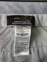 Banana Republic Emerson Pant Navy Wool Blended in Italy Vintage Size Medium*