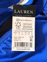 Lauren Ralph Lauren Royal Blum Womens One Piece Swim Suit Size 8 New