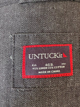 UNTUCKit Chambray Linen Cotton Blend Mens Vintage Blazer 46R*