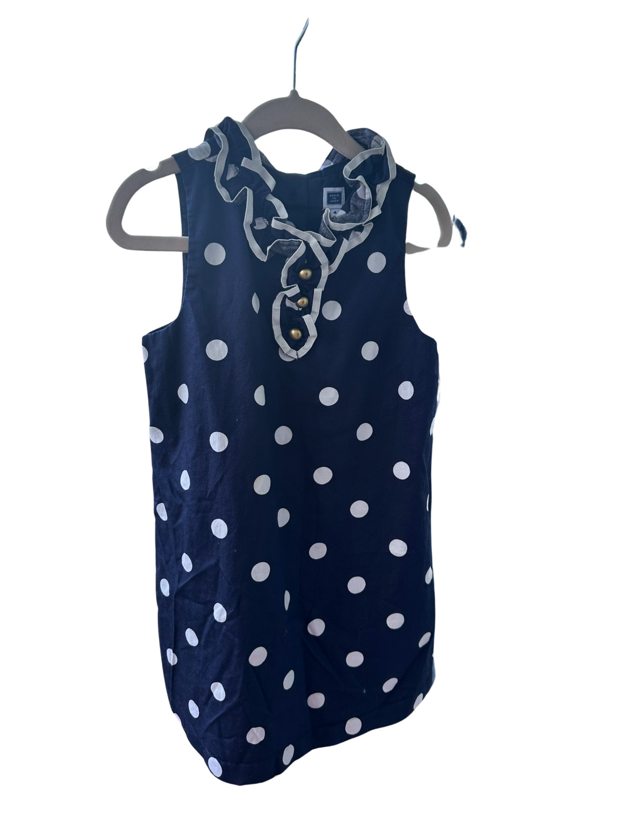 Janie and Jack Youth Girls Jacki-O Polka Dots Dress