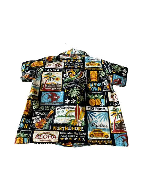 Nui Nalu Surfs Up Youth Boys Shirt