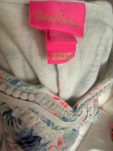 Lilly Pulitzer Mini Harper Sailboats Youth Girls Cotton Preloved Sun Dress Size Small*