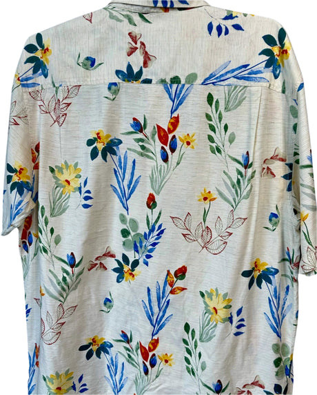 Tommy Bahama Florida Field of Flowers Mens Preloved Shirt Size Medium*