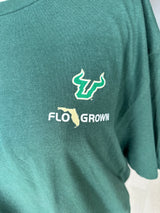 Flo Grown University of South Florida Bulls Green Mens Tee XL