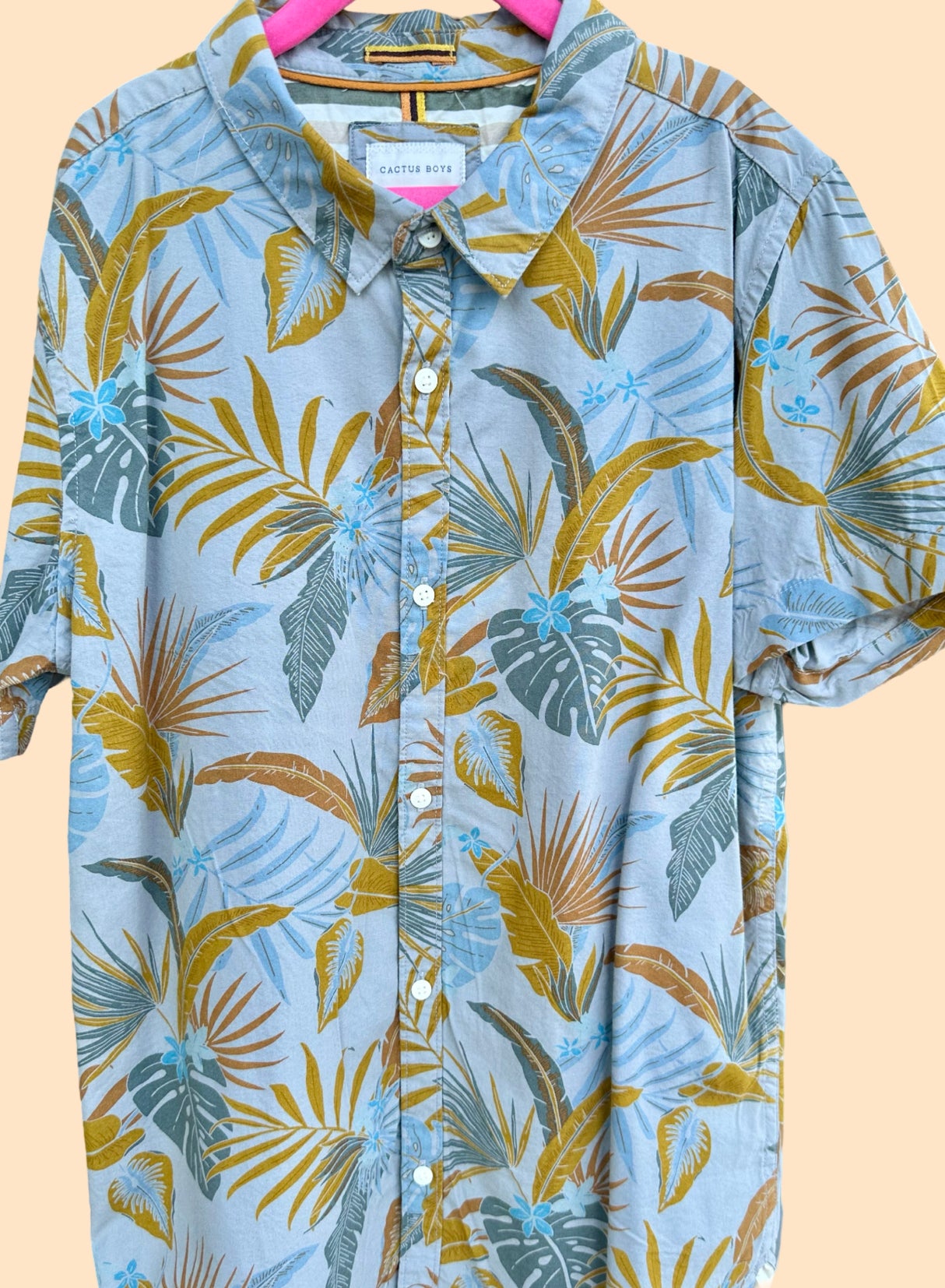 Cactus Golden Palms Youth Boys Shirt