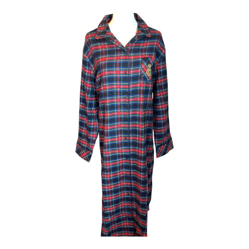 LAUREN Ralph Lauren Plaid Flannel Ballet Sleep Shirt Size 1X