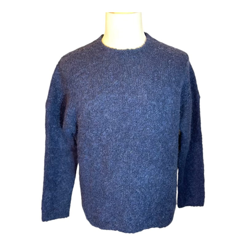 J. Crew Wool Alpaca Blend Oversized Crewneck Mens Sweater