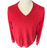 Brooks Brothers 346 100% Supima Cotton Vintage Red Sweater Size Medium*