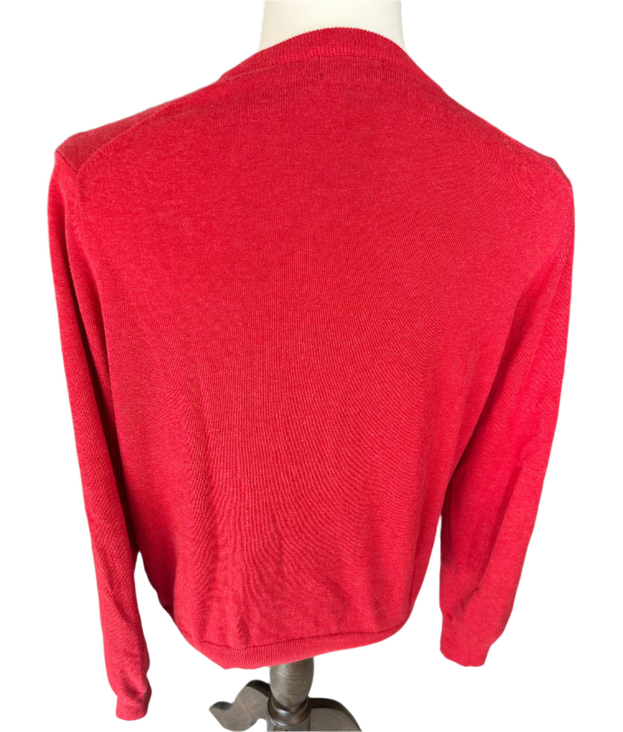 Brooks Brothers 346 100% Supima Cotton Vintage Red Sweater Size Medium*