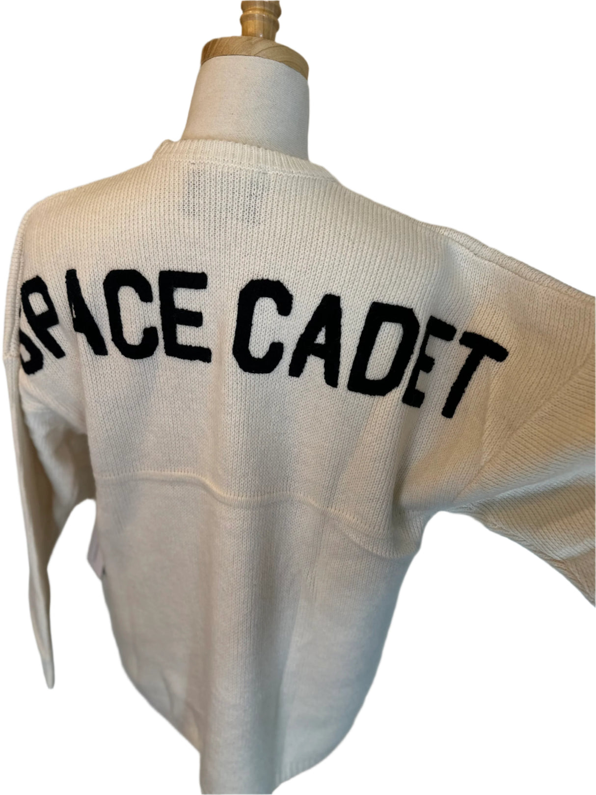 Spirit Jersey Space Cadet Oversized Unisex Sweater Size Medium