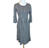 Emberley Made in USA Buffalo Check Womens Vintage Dress Size XS*