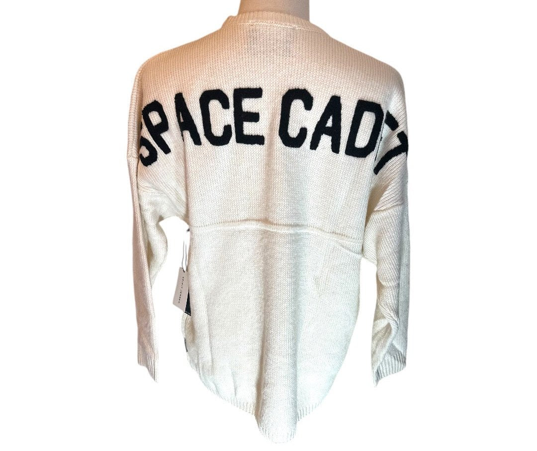 Spirit Jersey Space Cadet Oversized Unisex Sweater Size Medium