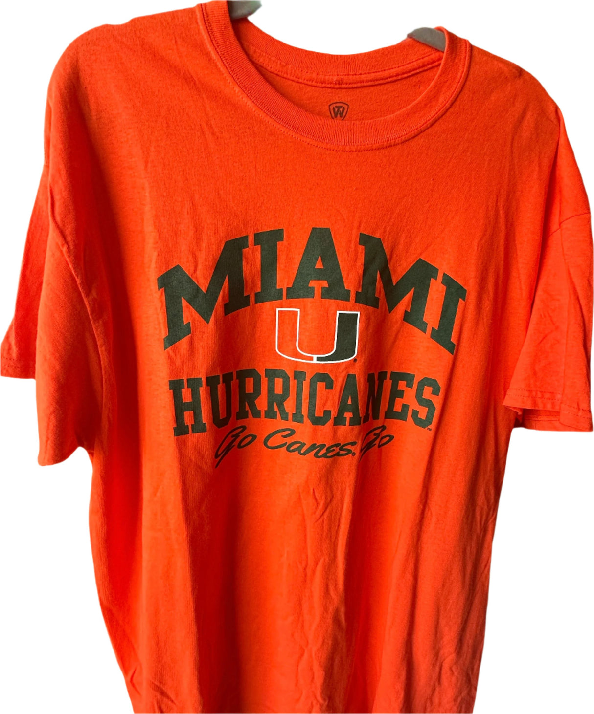 Top Of The World Miami Hurricanes Go Canes Preloved Tee Size XL