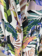 Sanctuary Tropical One Button Womens Preloved Blazer Size XLarge*