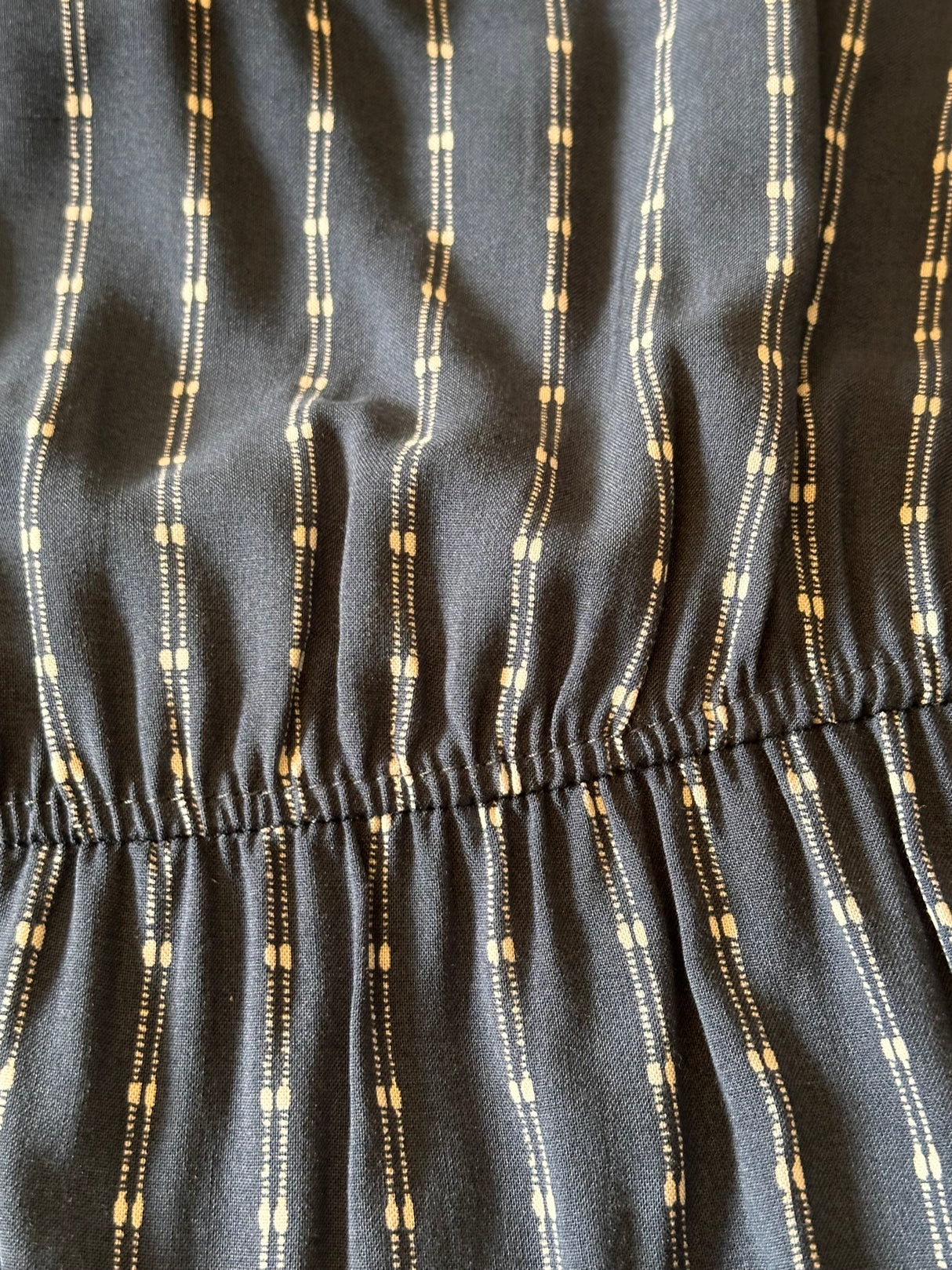 Lucky Brand Denim Striped Dress Size Large New