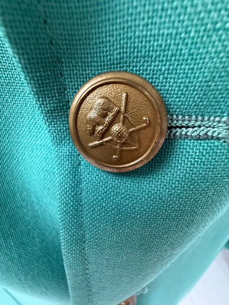 Hart Schaffner Marx Jack Nicklaus Masters VINTAGE Light Green Blazer46R*