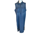 Chaps Vintage Womens Preloved Denim Dress Size XL *