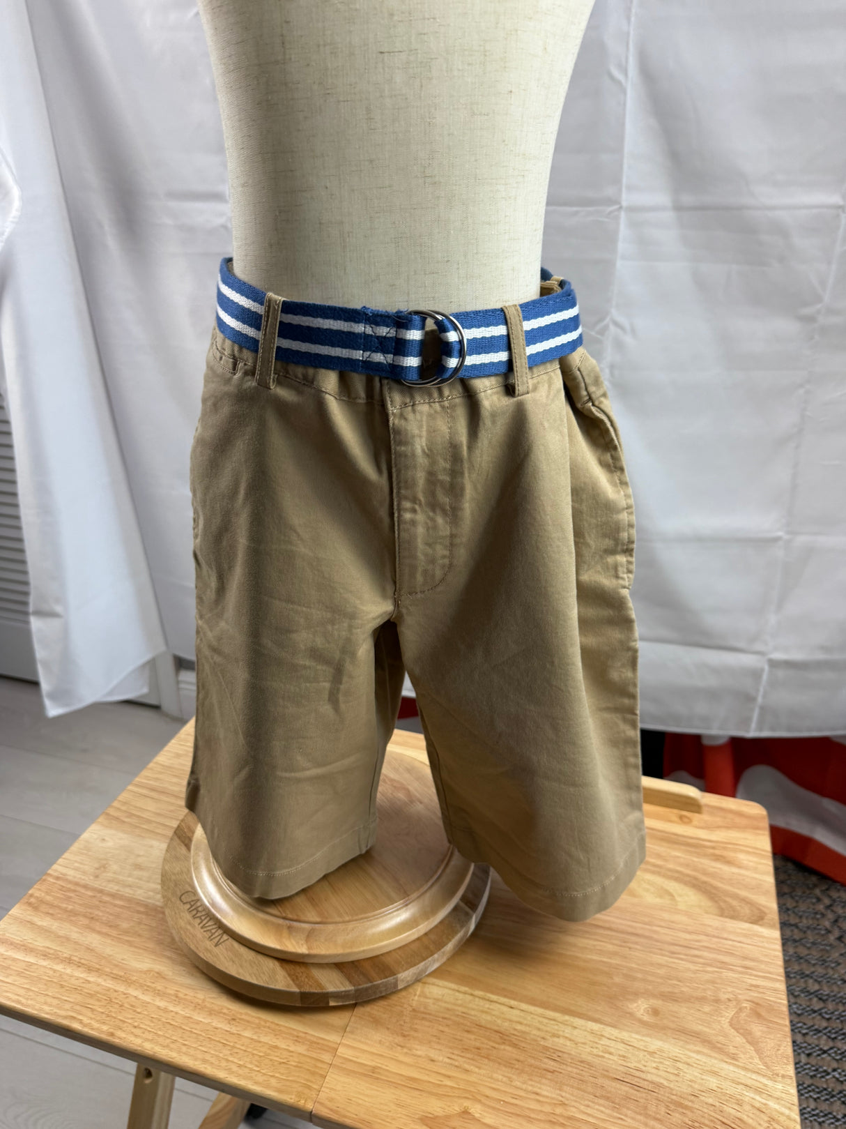 Polo Ralph Lauren Youth Boys Khaki Tan Shorts with Belt