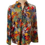 Paisley & Gray Tropical Safari Mens Long Sleeve Size XXL