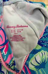 Tommy Bahama Surf Long Sleeve Toddler Girls Preloved Swim Suit 12 mos*