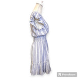 Rails Pre-Loved Coastal Blue Striped Womens Dress