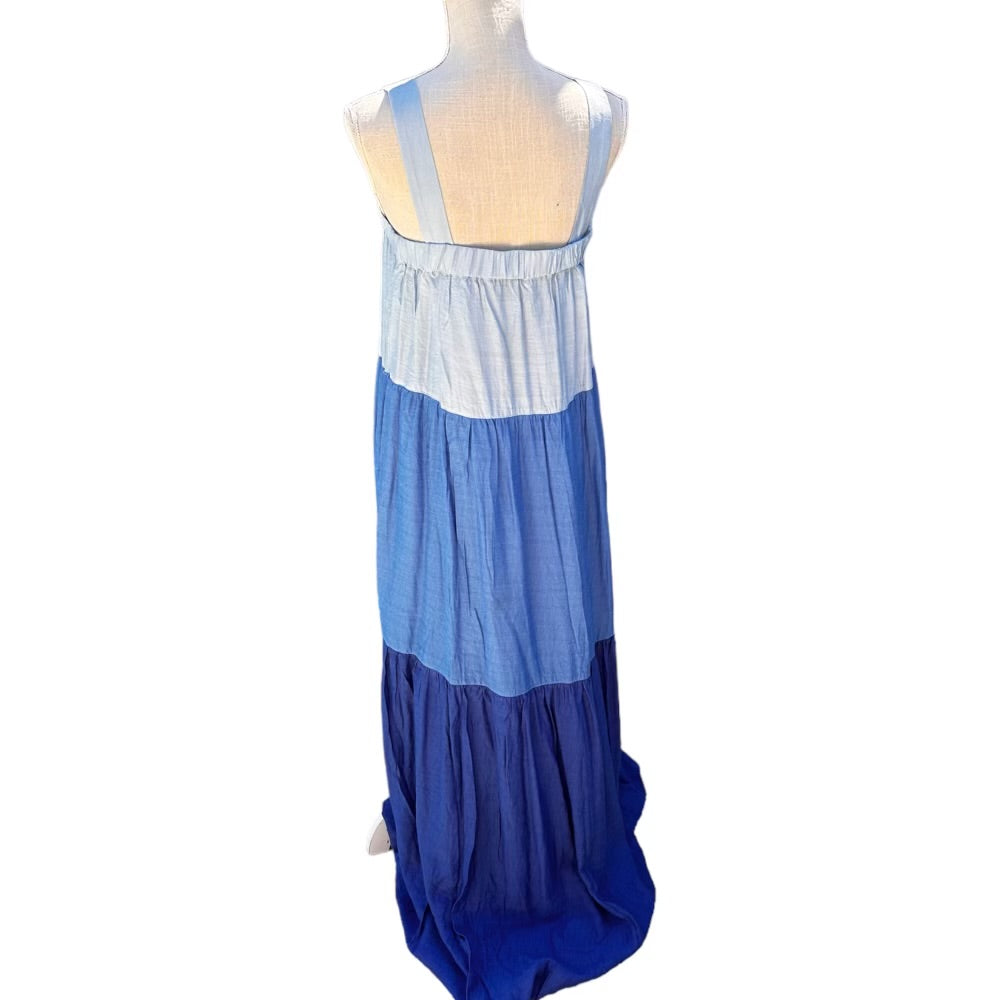 Kori Shades of Blue Skies Womens Maxi Dress