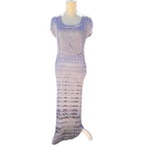 Kroshetta by Papillon Vintage Lavender Maxi Womens Dress