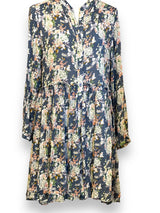 Lucky Brand Floral Freedom Long Sleeve Womens Dress