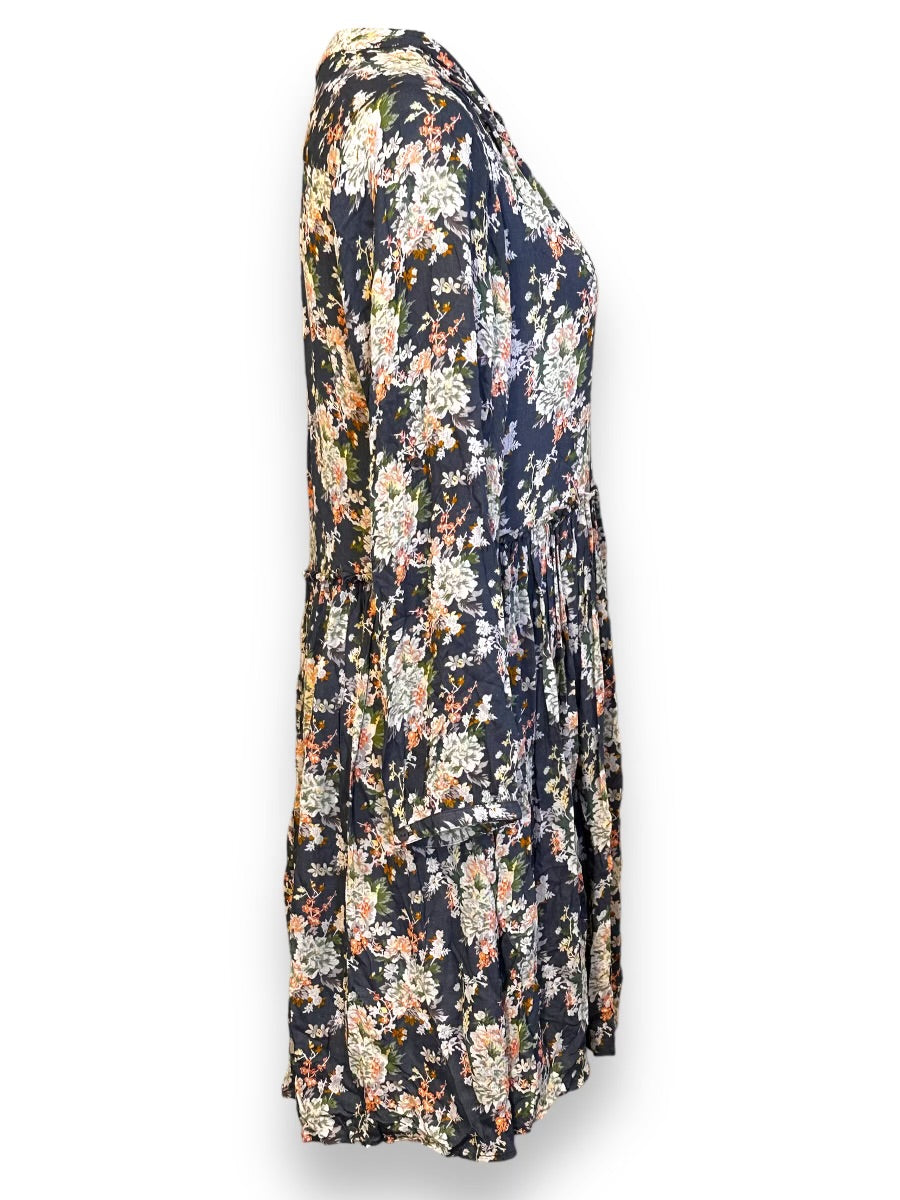 Lucky Brand Floral Freedom Long Sleeve Womens Dress