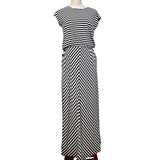 Joules Nautical Navy Striped Womens Maxi Dress