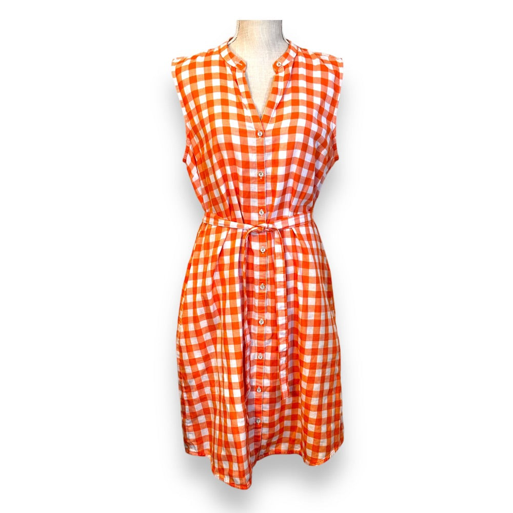 Tommy Bahama Summer Picnic Gingham Womens Belt Dress Preloved