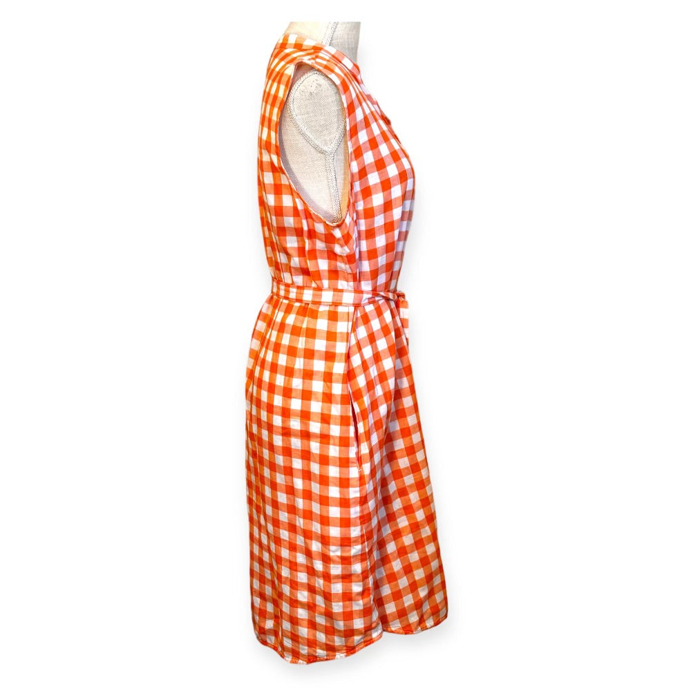 Tommy Bahama Summer Picnic Gingham Womens Belt Dress Preloved