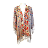 Umgee Florida Floral Womens Kimono