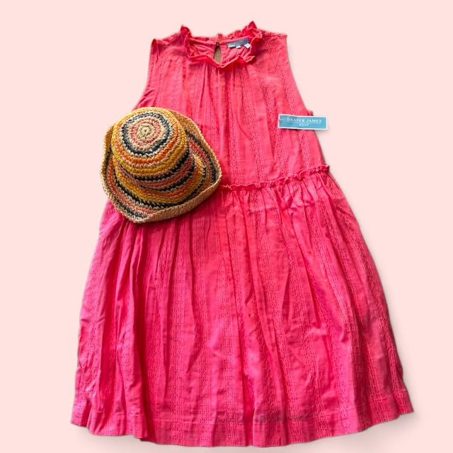 Draper James Pretty in Pink Womens Sun Dress Size Large