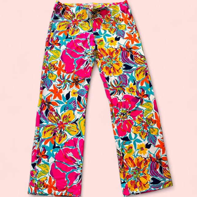 Lily Pulitzer Womens Flare Paradise Pants Vintage