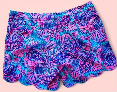 Lily Pulitzer Sanibel Seashell Womens Shorts Preloved