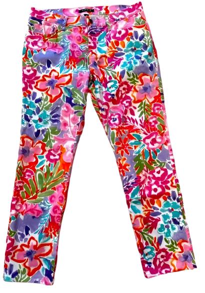 Ralph Lauren Florida Floral Vintage Preloved Pants Womens Size 12