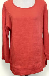 DKR Longhorn Orange Womens Preloved Sweater Size Small Petite*