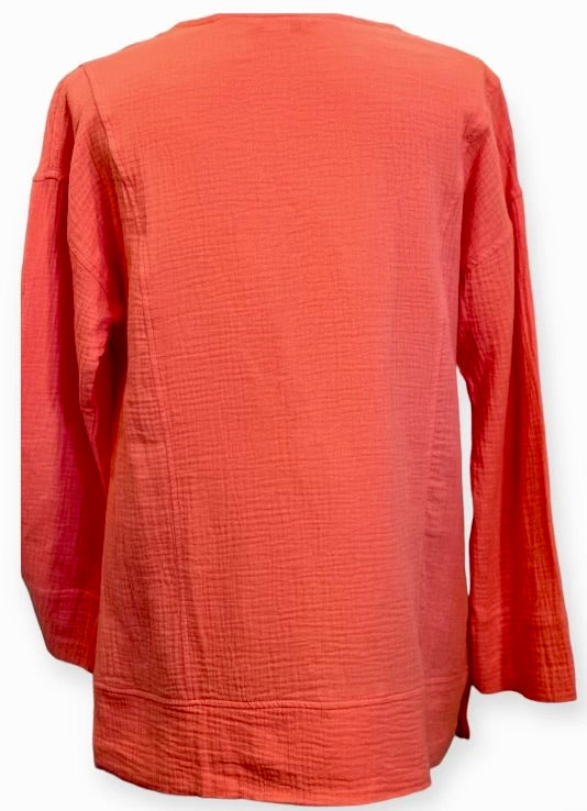 DKR Longhorn Orange Womens Preloved Sweater Size Small Petite*