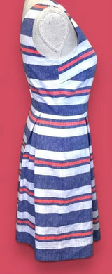 Vineyard Vines Nautical Stripes Womens Dress