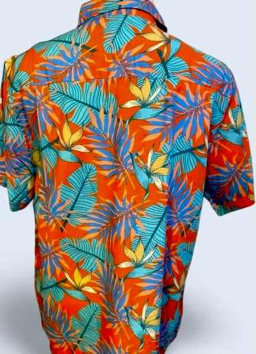 Oliver & Burke Orange Creamsicle Mens Shirt