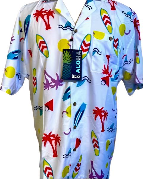 Uzzi Retro 80's Surfer Mens Shirt Size Large