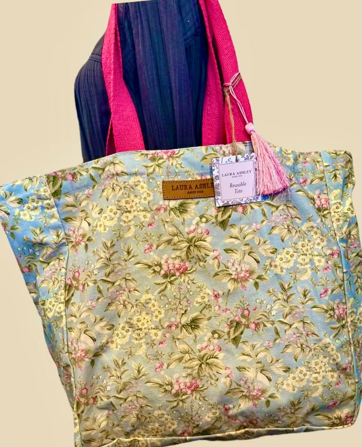 Laura Ashley Florida Flora Tote Bag