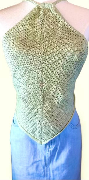 Beach by Free People Pistachio Point Crochet Womens Top*