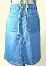 L.L. Bean Vintage Sebago Jean Skirt*