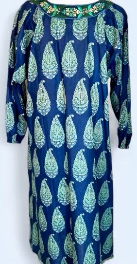 Nautic Peacock Frenzy Dress